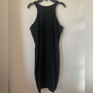 Zara Black Midi Bodycon Dress